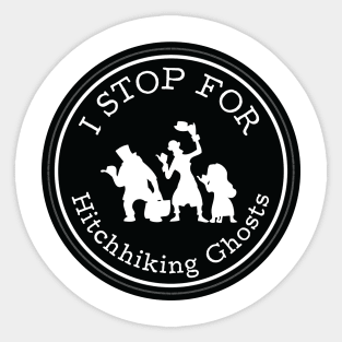 Hitchhiking Ghosts Sticker